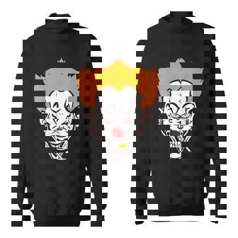 Horror Clown Halloween Scary Evil Killer Clown Sweatshirt | Mazezy