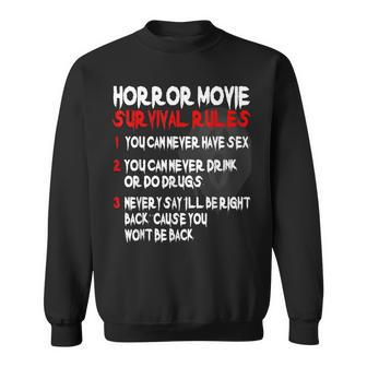 Horror Movie Rules 80S Horror Movie 80S Sweatshirt | Mazezy