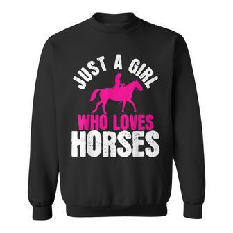 Horse Rider T Cowgirl Gift Horse Rodeo Lover Sweatshirt | Mazezy
