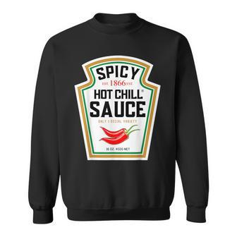 Hot Chili Sauce Easy Diy Matching Halloween Costume Matching Sweatshirt - Seseable