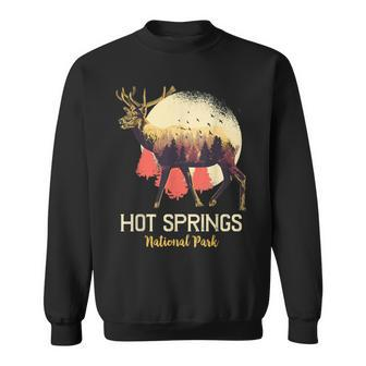 Hot Springs National Park T Vintage Deer Sweatshirt | Mazezy