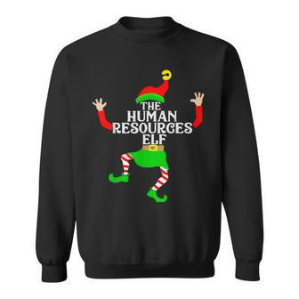 Human Resources Elf Matching Family Group Christmas Party Pj Sweatshirt - Monsterry UK
