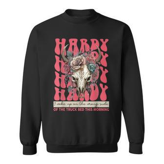 Humor Hardy I Woke Up On The Wrong Side Of The Truck Bed Sweatshirt - Monsterry CA