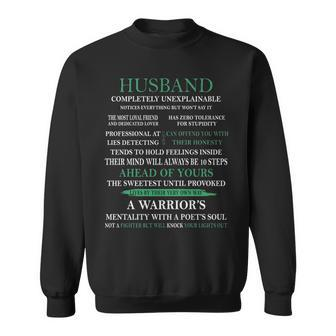 Husband Name Gift Husband Completely Unexplainable Sweatshirt - Seseable