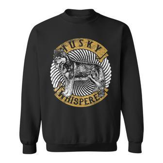 Husky Whisperer Funny Love Siberian Huskies Gift Sweatshirt | Mazezy