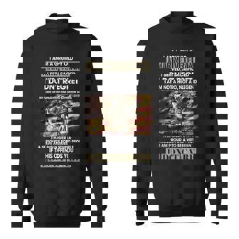 I Am A Grumpy Old Marine Veteran Not A Hero I Proud Sweatshirt | Mazezy