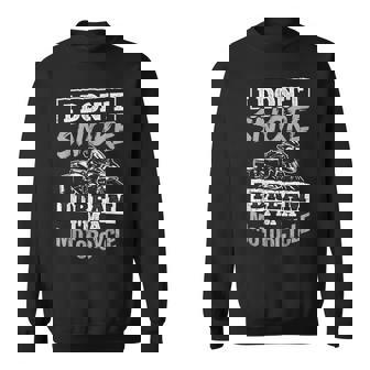 I Dont Snore I Dream Ima Motorcycle Bikers Sweatshirt | Mazezy