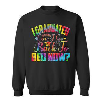I Graduated Can I Go Back To Bed Now Boys Girls Graduation Sweatshirt | Mazezy DE