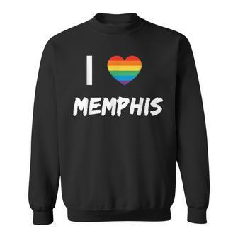 I Love Memphis Gay Pride Lbgt Sweatshirt | Mazezy