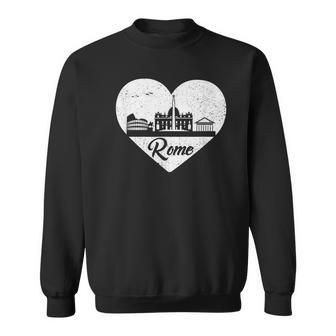 I Love Rome - Rome Gift For Rome Travel Sweatshirt | Mazezy