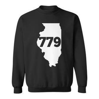 Illinois 779 Area Code Sweatshirt | Mazezy