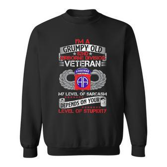 Im A Grumpy Old 82Nd Airborne Division Sweatshirt | Mazezy