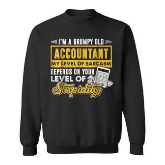 Im A Grumpy Old Accountant Accounting Funny Gifts Sweatshirt | Mazezy
