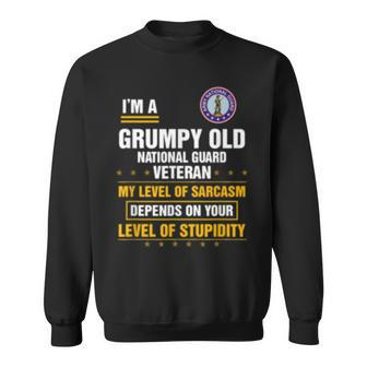 Im A Grumpy Old National Guard Veteran Sweatshirt | Mazezy