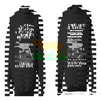 I'm Just Here For The Tasmanian Tigers Sweatshirt | Mazezy