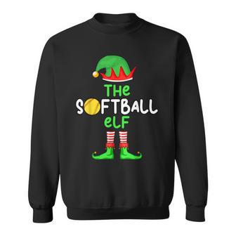 I'm The Softball Elf Christmas Family Matching Pajama Sweatshirt - Thegiftio UK