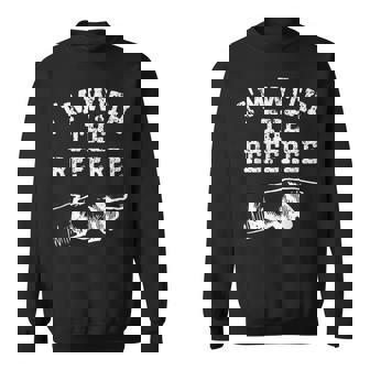 Im With The Referee Funny Matching Vintage Halloween Halloween Funny Gifts Sweatshirt | Mazezy