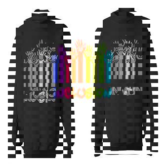 Inclusion Not Exclusion Sweatshirt | Mazezy