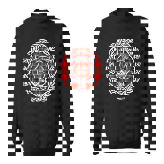 Innes Surname Last Name Scottish Clan Tartan Badge Crest Funny Last Name Designs Funny Gifts Sweatshirt | Mazezy