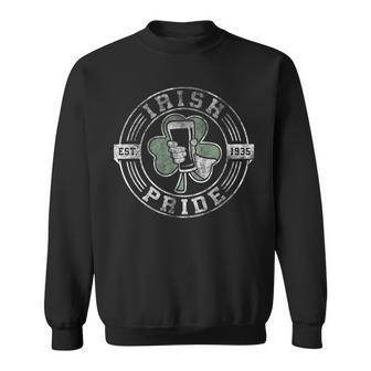 Irish Pride Vintage Born In 1935 Celtic Birthday Sweatshirt | Mazezy