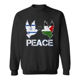 Israel Palestine Peace Friendship Pigeons Sweatshirt - Seseable