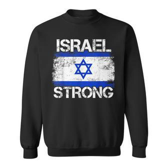 Israel Strong Flag Support I Stand With Israel Sweatshirt - Monsterry AU
