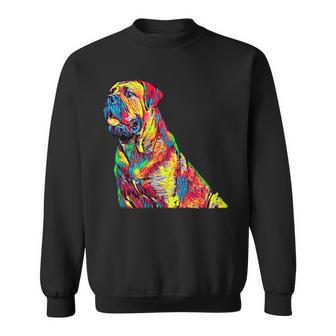 Italian Mastiff Head Cane Corso Dog Sweatshirt | Mazezy