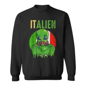 Italien Funny Italian Italy Funny Ufo Meme Sweatshirt | Mazezy