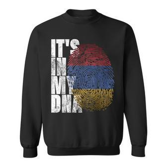 It's In My Dna Armenian Sign Proud Pride Armenia Flag Sweatshirt | Mazezy