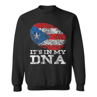 It's In My Dna Puerto Rico Rican Hispanic Heritage Month Sweatshirt - Seseable