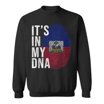 Its In My Dna Haiti Flag Haitian Life Pride Haiti Patriotic Sweatshirt - Seseable