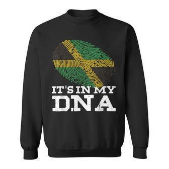 Its In My Dna Jamaican Pride Jamaica Flag Lover Gifts Pride Month Funny Designs Funny Gifts Sweatshirt | Mazezy