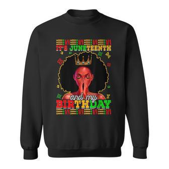 Its Junenth And My Birthday Africa Black 1865 American Sweatshirt | Mazezy AU