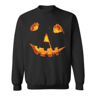 Jack O Lantern Halloween Holiday Pumpkin Costume Horror Halloween Sweatshirt | Mazezy