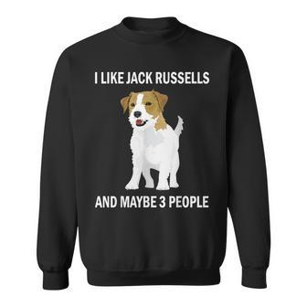 I Like Jack Russells Dog Owner Pets Lover Sweatshirt | Mazezy