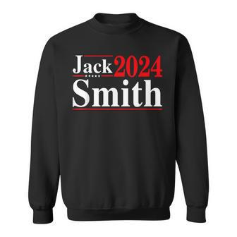 Jack Smith For President Jack Smith 2024 Karma Retro Us Flag Sweatshirt - Thegiftio UK