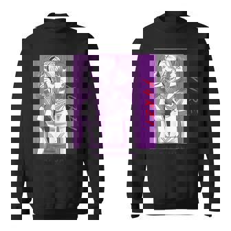 Japanese Horror Kowaii Two Faces Yurei Bakemono Obake Japanese Sweatshirt | Mazezy