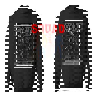 Jason Squad Halloween Horror Funny Scary Distressed Costume Halloween Funny Gifts Sweatshirt | Mazezy