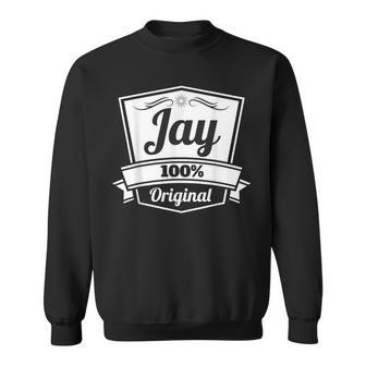 Jay Jay Personalized Name Birthday Sweatshirt | Mazezy
