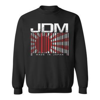 Jdm Barcode Made In Japan Motorsport Mens Sweatshirt | Mazezy