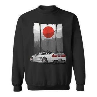 Jdm Nsx Car Tuning Japan Rising Sun Drift Import Sun Funny Gifts Sweatshirt | Mazezy