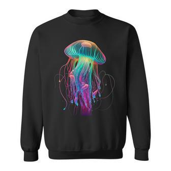 Jellyfish Ocean Animal Scuba Diving Jelly Fish Sweatshirt - Seseable