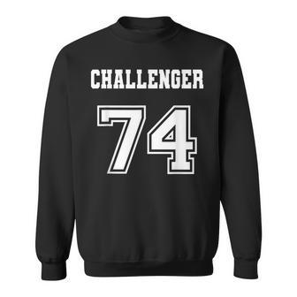 Jersey Style Challenger 74 1974 Old School Muscle Car Sweatshirt | Mazezy