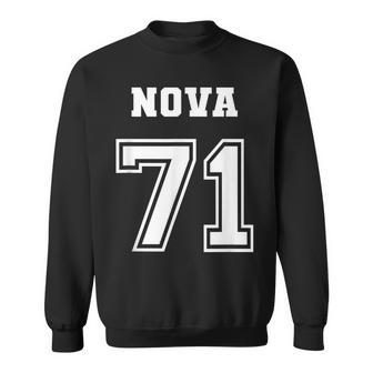 Jersey Style Nova 71 1971 Classic Old School Muscle Car Sweatshirt | Mazezy