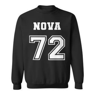 Jersey Style Nova 72 1972 Classic Old School Muscle Car Sweatshirt | Mazezy