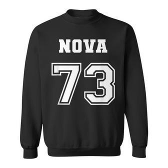 Jersey Style Nova 73 1973 Classic Old School Muscle Car Sweatshirt | Mazezy