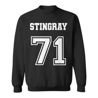 Jersey Style Stingray 71 1971 Vintage American Sports Car Sweatshirt | Mazezy UK