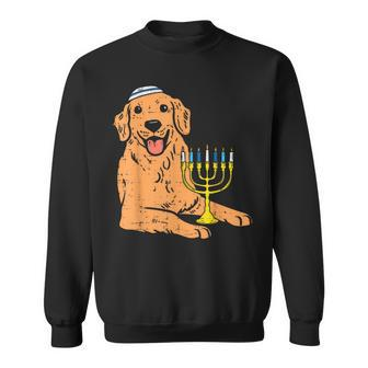 Jewish Golden Retriever Dog Hanukkah Pajamas Chanukah Pjs Sweatshirt | Mazezy