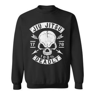 Jiu Jitsu T Bjj 100 Deadly Jiu Jitsu Sweatshirt | Mazezy CA