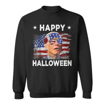 Joe Biden Happy Halloween Funny 4Th Of July Joe Biden Funny Halloween Funny Gifts Sweatshirt | Mazezy